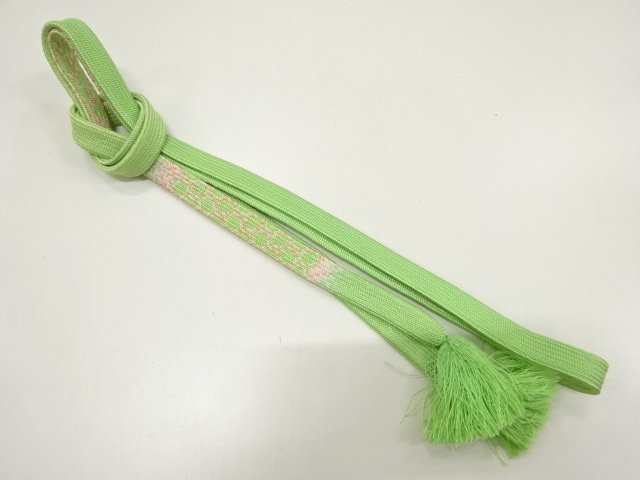 JAPANESE KIMONO / HAND-TIED OBIJIME CORD